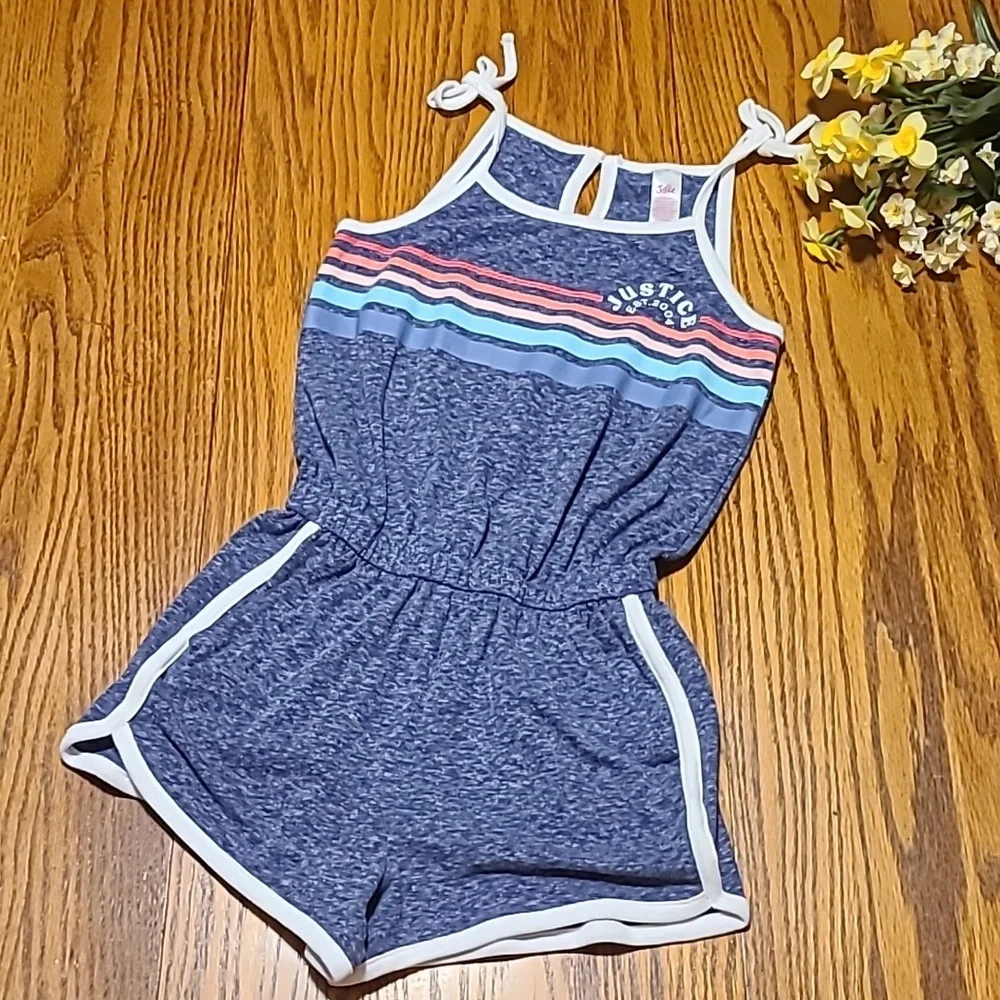 Justice one Piece Romper - Girl's 7